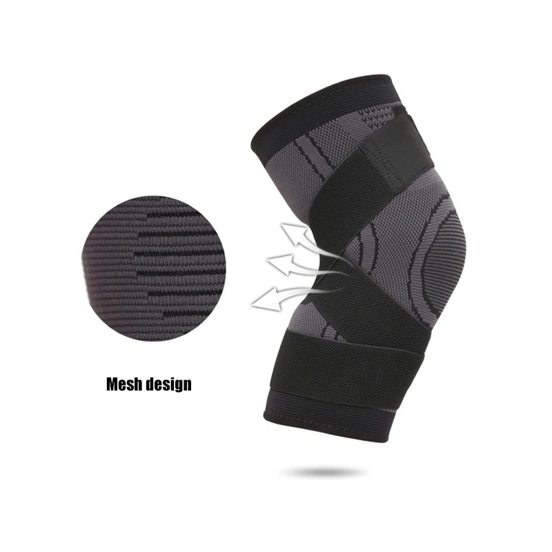 1Pcs Unisex Sports Knee Pads Compression Joint Relief Arthritis Running Fitness Elastic Bandage Knee Pads Basketball Volleyball