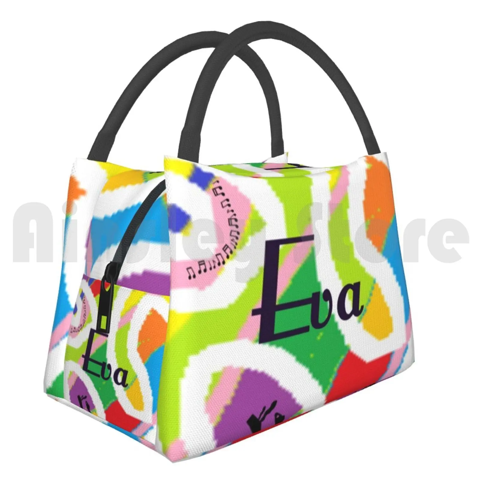 Cooler Lunch Bag Picnic Bag Eva-Original Painting Personalized With Your Name Personalise Eva Oil Painting Your Name