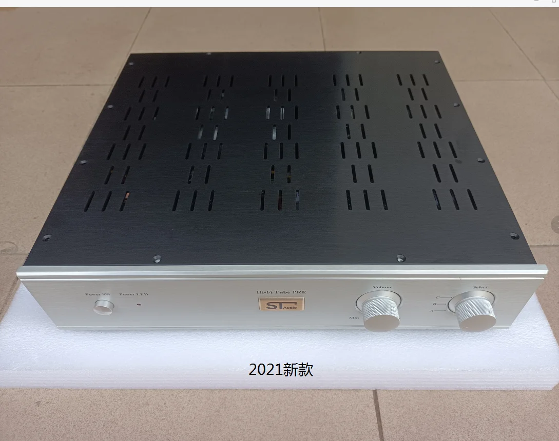 リファレンス アメリカ Conrad-Johnson PV12 ECC82 真空管プリアンプ HiFi 3 入力 2 出力プリアンプ 新品