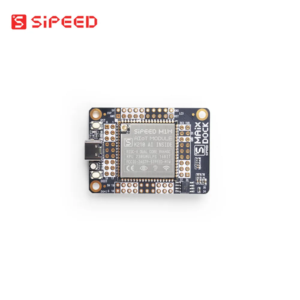 Sipeed Maix Dock Kit K210 AI + loT مع كاميرا GC0328 وشاشة 2.4 بوصة esp8285