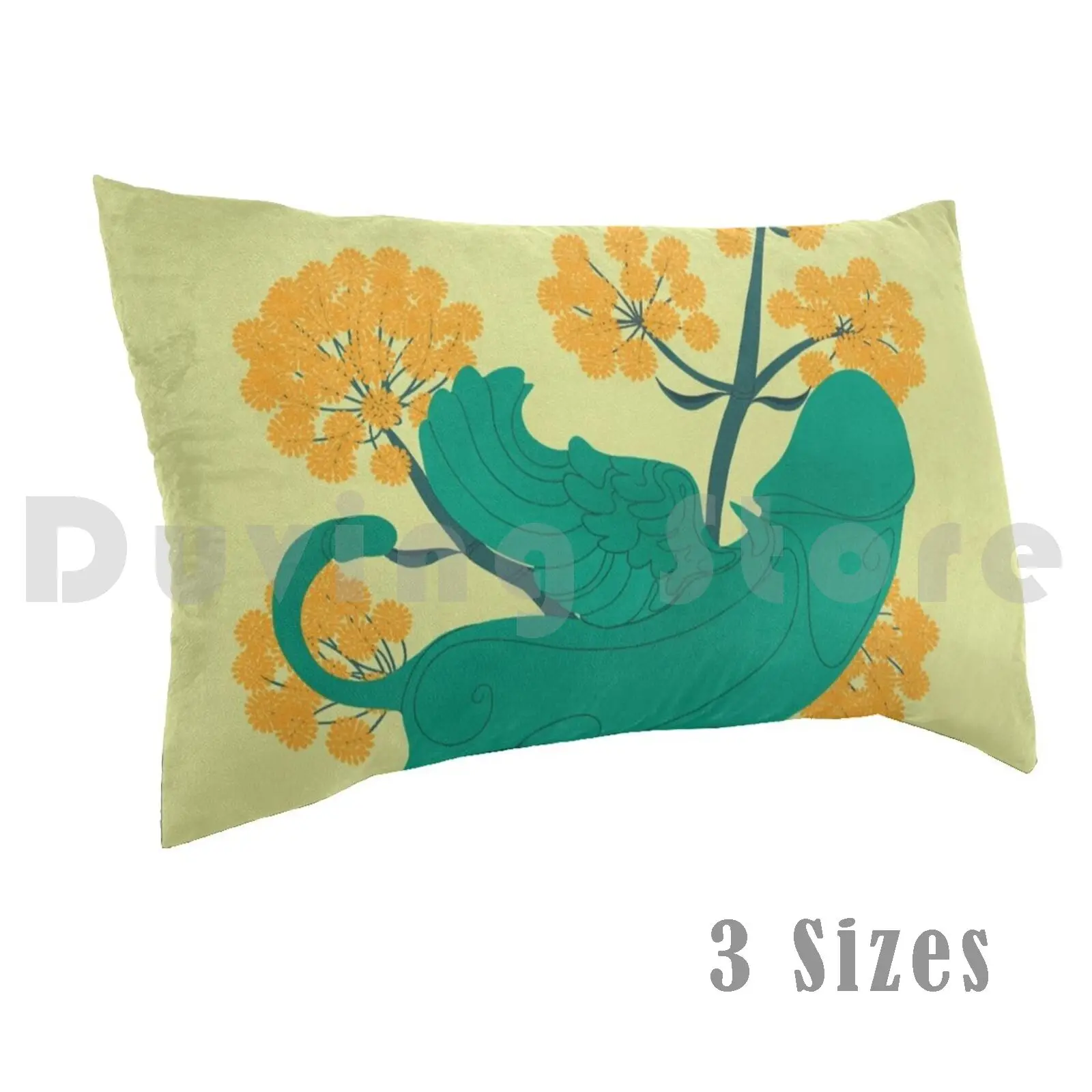 Fascinus-Floral Artefacts Pillow Case 20*30 Inch Archaeology History Art History Ancient History Funny