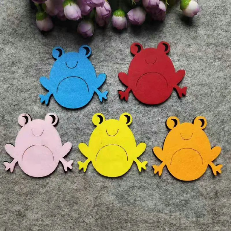 Non Woven Animal Monkey Panda Turtle Chicken Felt DIY Pack Kindergarten Decoration Primary School Classroom Wall Stickers