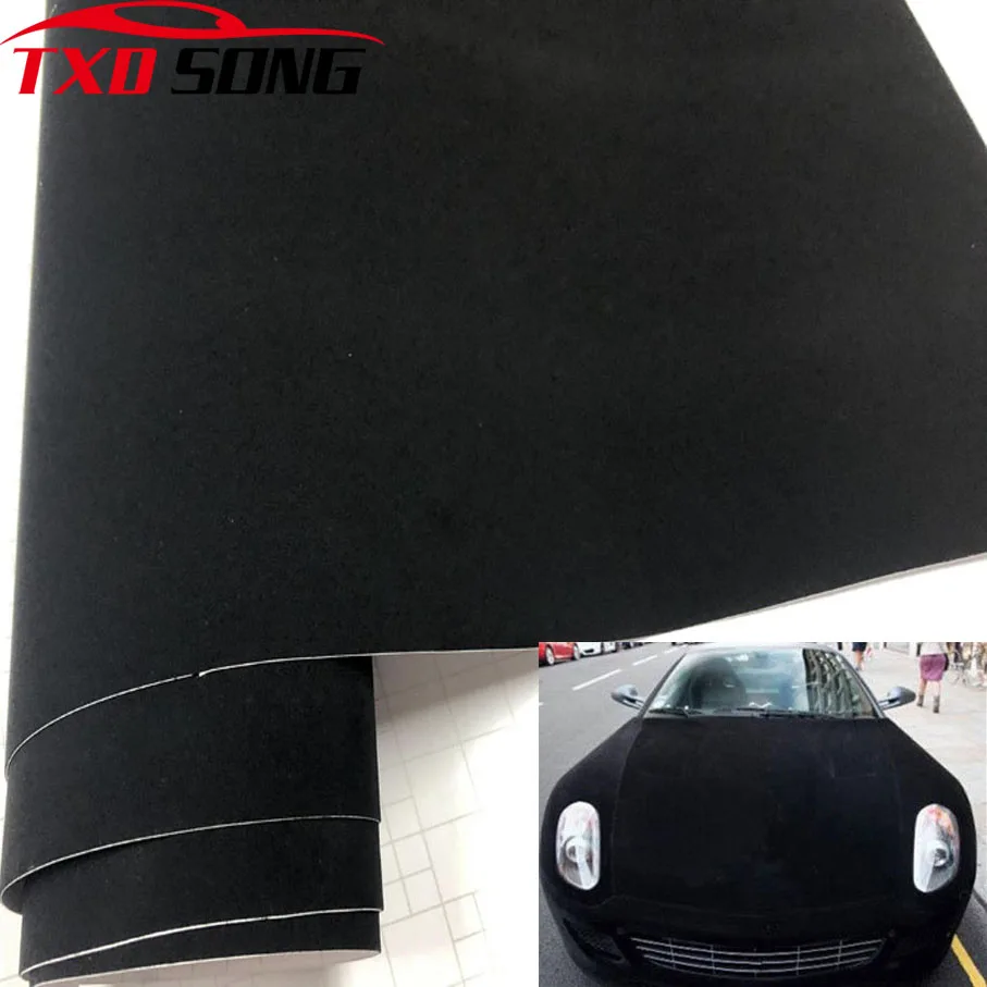 

58cm*1/2/3/4/5/6M Suede Vinyl Film Velvet Fabric Car Change Color Sticker Adhesive DIY Decoration Decal For Auto Motorcycle