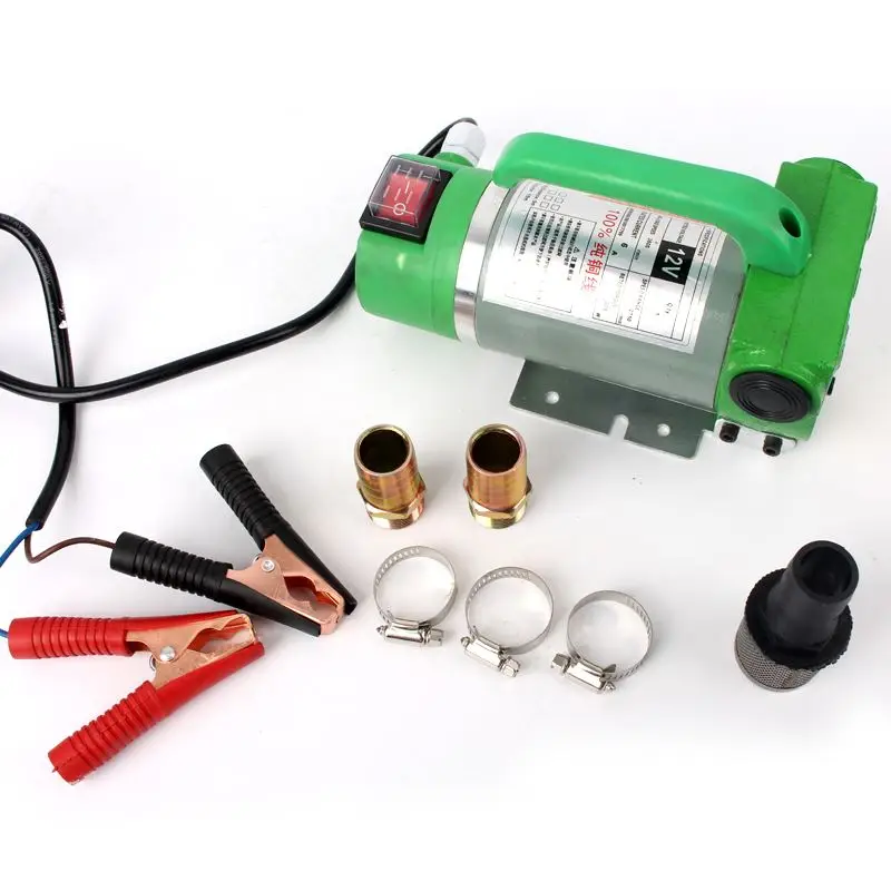 12V 24V Car Large Flow Portable Electric DC Diesel Pump Fuel Pump Self-priming Fuel Dispenser Pumping oiler