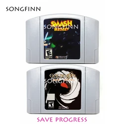 2020 New Arrival English Language Smash Remix Goldeneye With Mar Character USA NTSC Version for 64Bit Game Cartridge