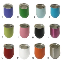 Wholesale Beer Swig 12oz Wine Tumbler Stainless Steel Wine Glass Egg Cup 2 layers Vacuum Insulated Beer Mug Wedding Party Gifts