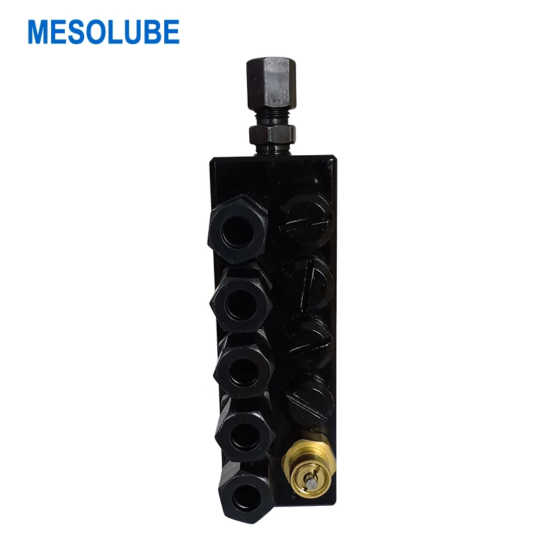 Mesolube 10-Ổ Cắm Dầu Mỡ Phân Phối Dầu Bôi Trơn Đo Sáng Thiết Bị Phân Phối Van Cho Tiến Bộ Hệ Thống Bôi Trơn