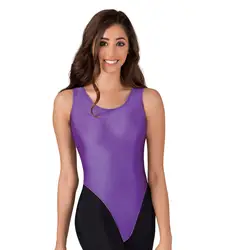 Women's Nylon  Tank Thong Leotard Dance Girls Ballet Dance Spandex Skin Tights Sleeveless Bodysuits