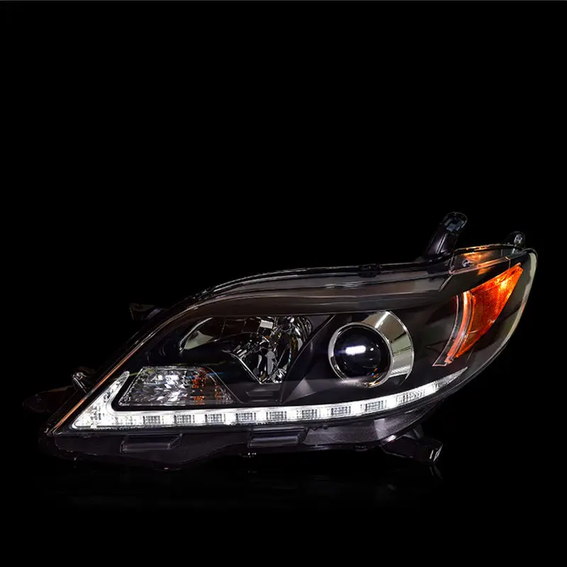 

Dedicated for toyota Sienna headlight assembly 11-20 modified LED daytime running light lens xenon headlight