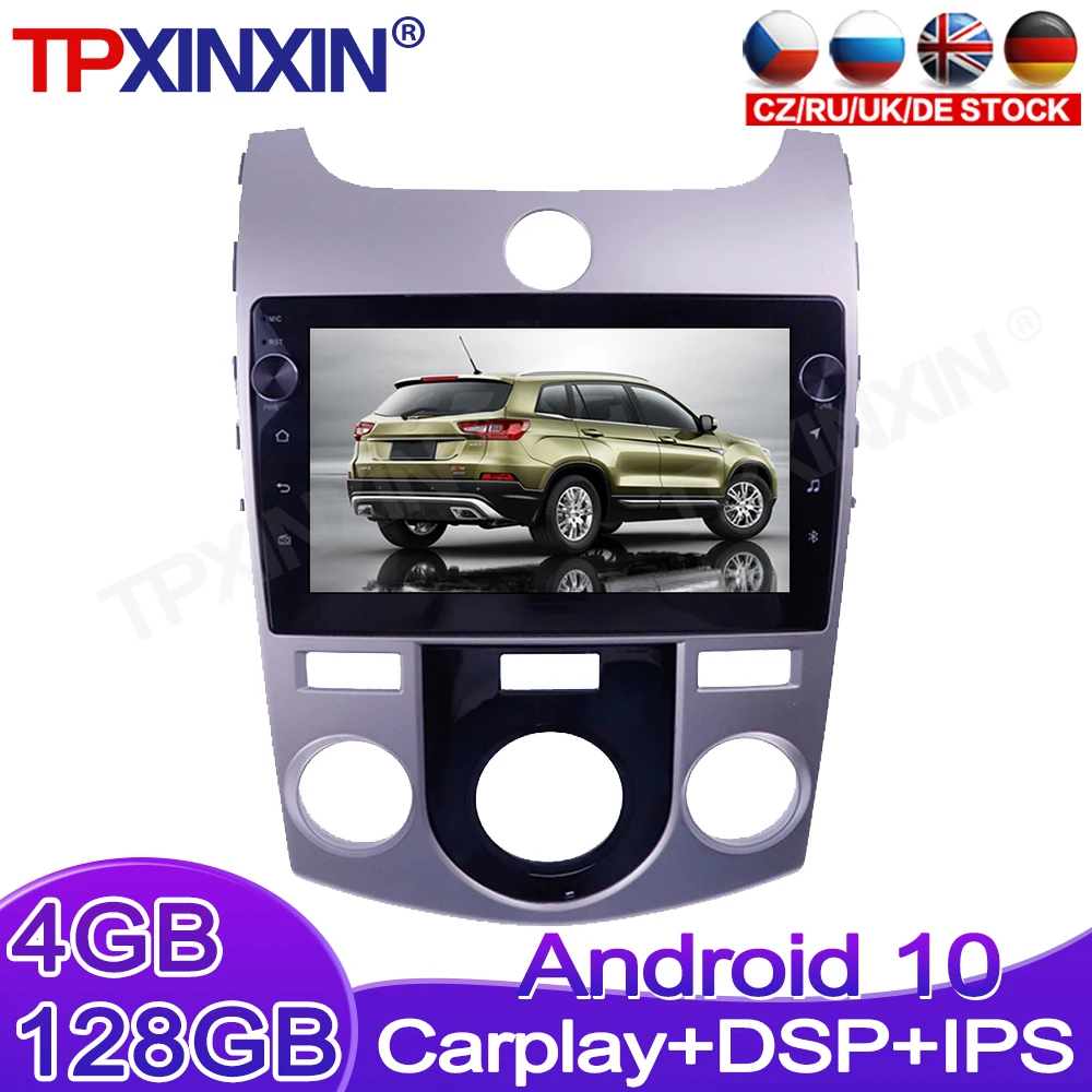 Android 10 DSP Carplay For Kia Cerato 2 TD 2008 - 2013 Radio Tape Recorder Car Multimedia Player Stereo Head Unit GPS Navigatie