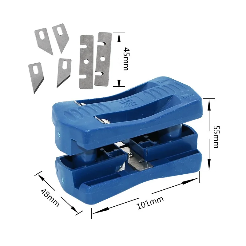 Wood Side Banding Machine Set Double Edge Trimmer Wood Head and Tail Trimming for Plastic PVC Plywood  Manual Woodworking Tools