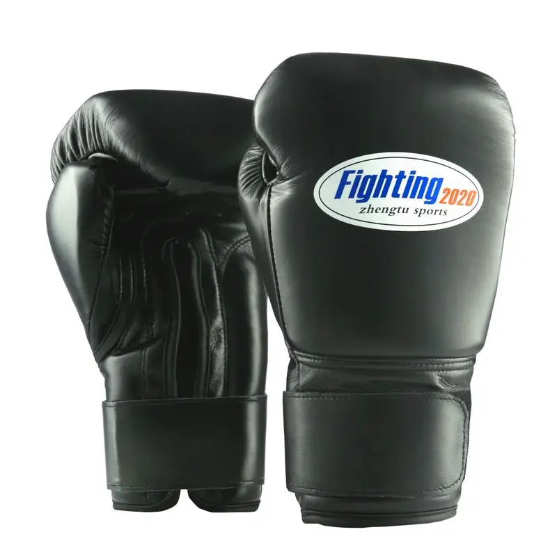 Genuine Leather Boxing Gloves for Training Men Muay Thai Mitts for Fighting Kickboxing Sparring For Punch Bag Adults Equipment