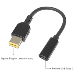 USB C PD Laptop Charging Cable Cord for Lenovo Thinkpad T440p T460 T540p G50 G50-70 G50-70m G50-80 USB C Converter