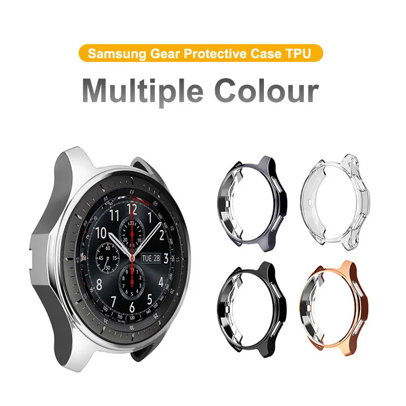 Correa para Samsung Galaxy Watch 4, 5, 6, Active 2, 40mm, 44mm, funda protectora de TPU, pantalla de reloj 3, 41mm, accesorios de pulsera