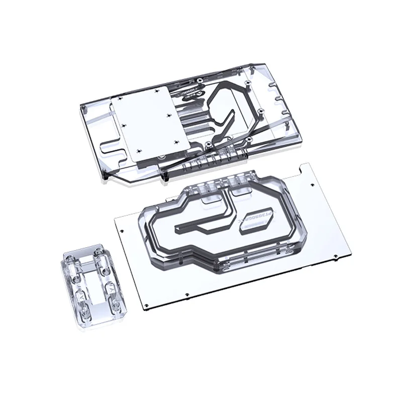 Bykski Cooler For Palit Geforce RTX 3090,3080Ti GameRock OC,RTX 3090 Turbo Back Plate Video Memory Water Block,N-PT3090GR-TC