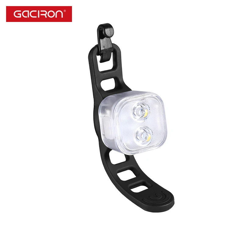 GACIRON bike led flashlight W07W bike accessories 175hrs Working usb led Rechargeable warning light IPX6 Waterproof bicycle lamp