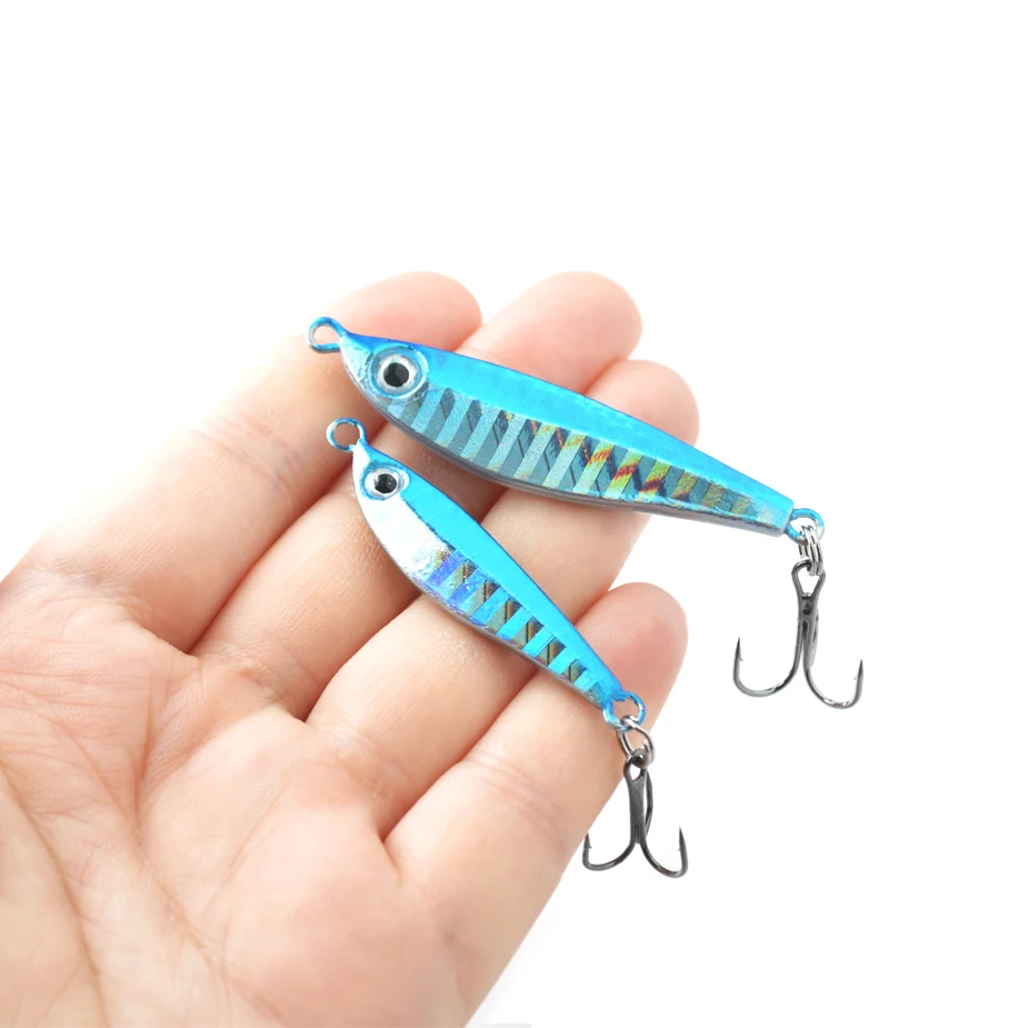 Señuelos de Jigging metálicos con cuchara lenta para lubina - imagen 3