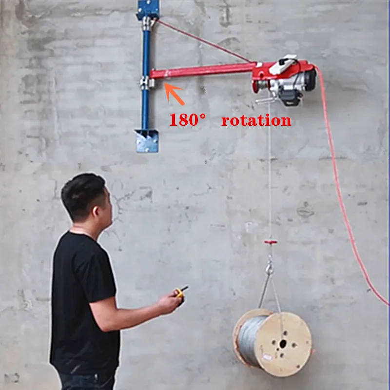 Special wall triangular bracket for micro electric hoist 180 degree bracket crane bracket