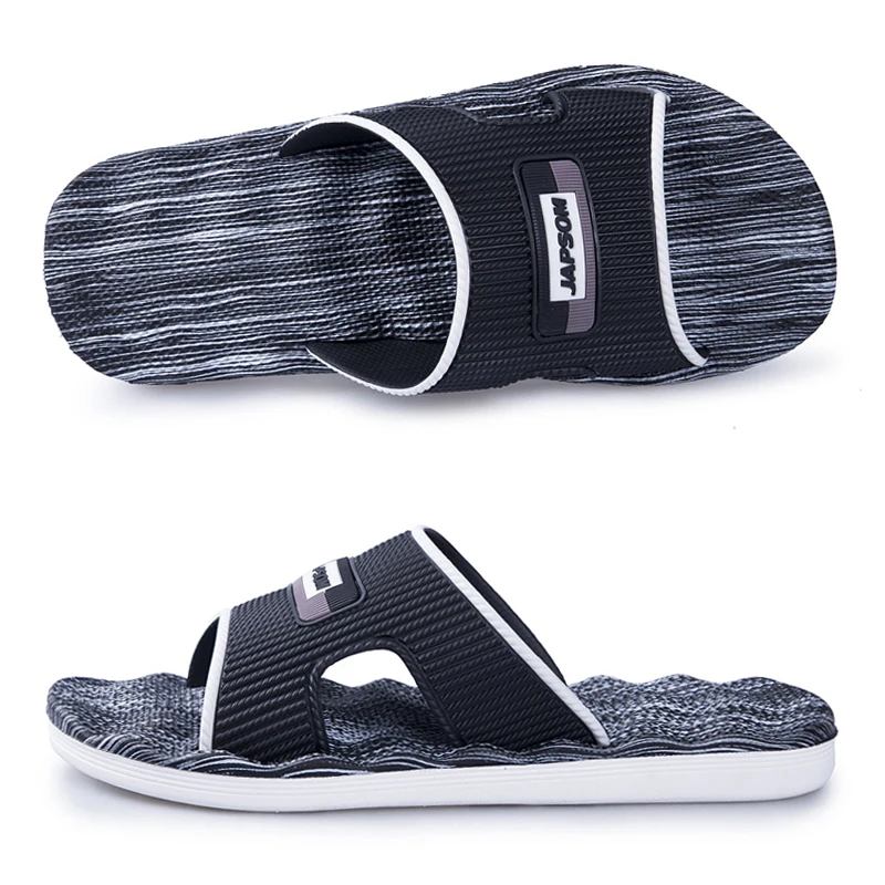Diapositivas de verano para Hombre, Zapatillas informales para interior, pantuflas suaves para el hogar, pantuflas EVA para Hombre, ligeras, talla