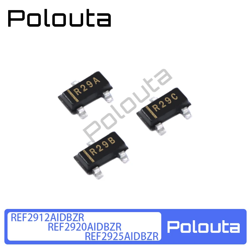 5 Pcs Polouta REF2912AIDBZR REF2920AIDBZR REF2925AIDBZR SOT23 Voltage Acoustic Component Kits Arduino Nano Integrated Circuits