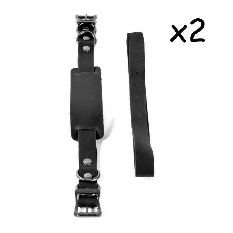 Vintage Locomotives Strap Side Convex Strap Strapping Bilateral Motorcycle Strap Leather Strap tuo bao Fixed