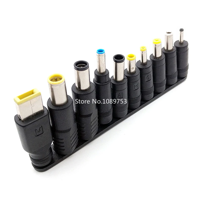 

1Set(10Pcs) Universal DC Power Jack Plug for Notebook Laptop Charger Supply Adapter Connector