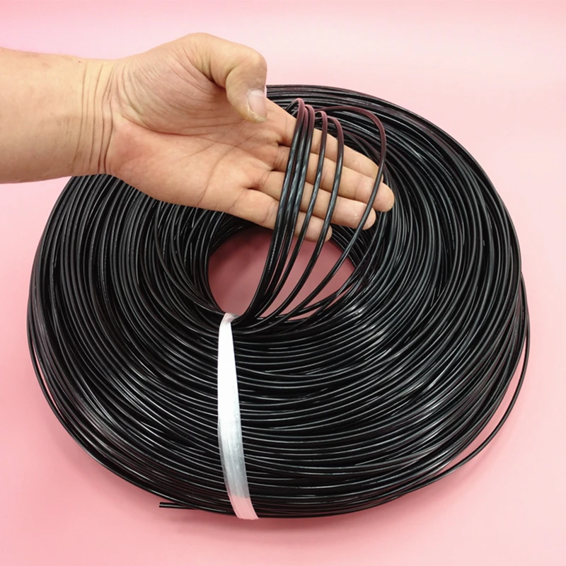 10M 4mm Round PE Plastic Welding Rods hot air welder gun auto car bumper repair tools black PE sticks floor soldering