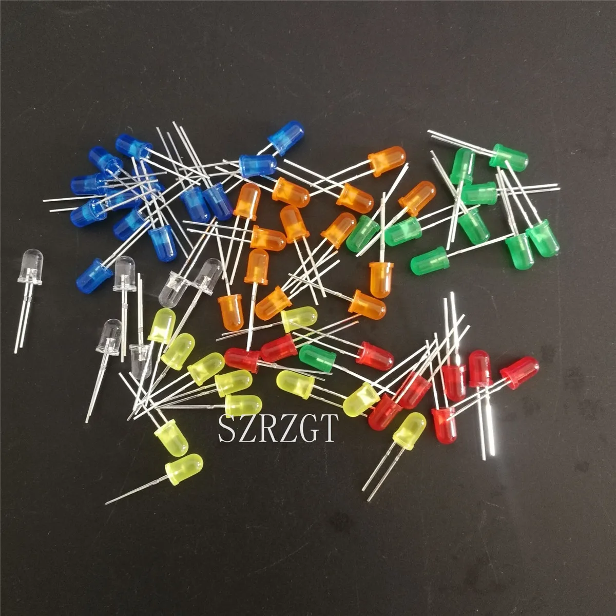 100PCS F3 F5 DIP LED Green Red Yellow Purple Blue Warm White Orange Super bright 5MM 3MM High quality bead light emitting diode