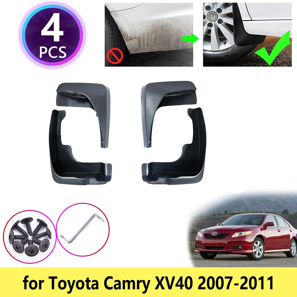 

for Toyota Camry Altis Aurion 40 XV40 2007 2008 2009 2010 2011 Mudguards Mudflap Fender Mud Flaps Splash Flap Guards Accessories