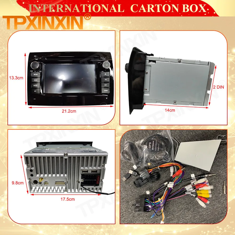 Receptor de Radio estéreo para FIAT DUCATO, Unidad Central grabadora, Android 10, 2006, 2007, 2008, 2009, 2010, 2011, 2012, 2013-2014