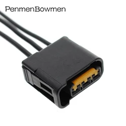 1 Set 3 Pin Auto Ignition Coil Electrical Cable Connectors Female Wire Harness Plug for Subaru FW-C-D3F-B