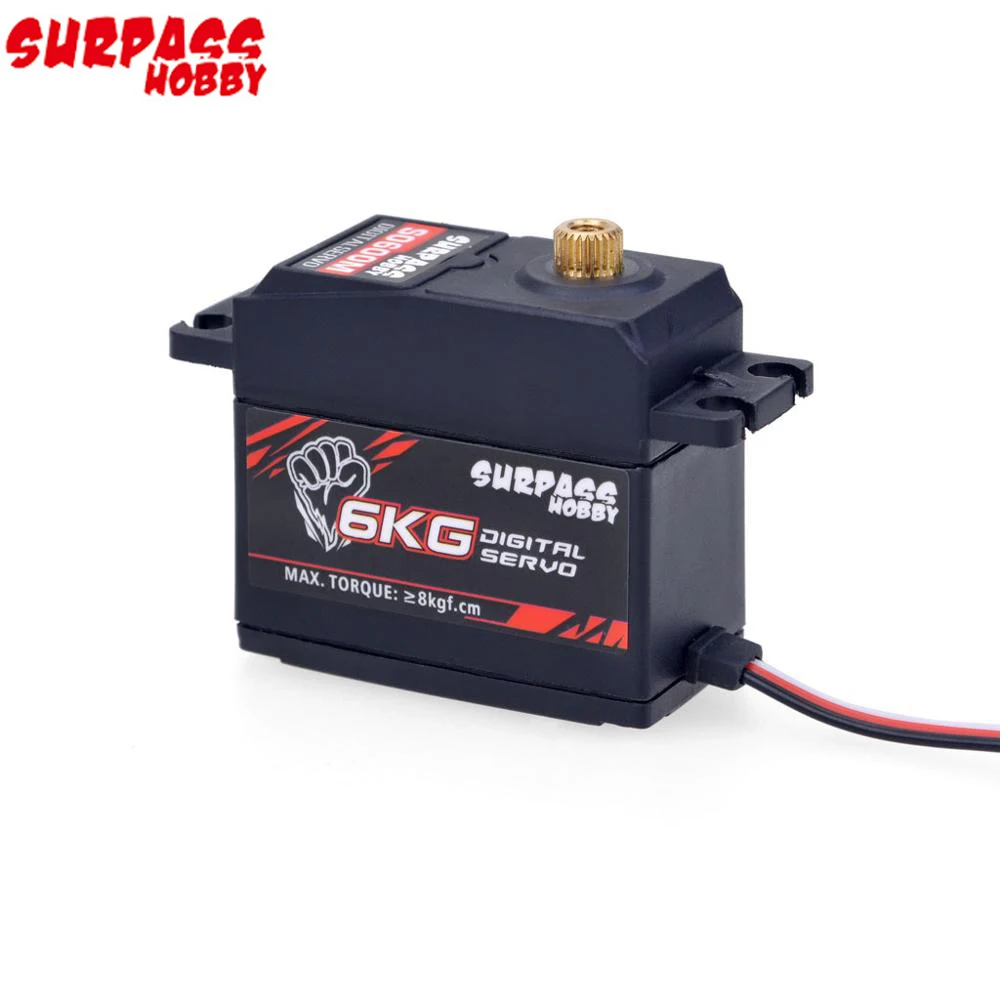 SURPASS Hobby S0600M 6KG Metal Gear Digital Servo for 1/10 High-Speed RC Car Aircraft RC Boat