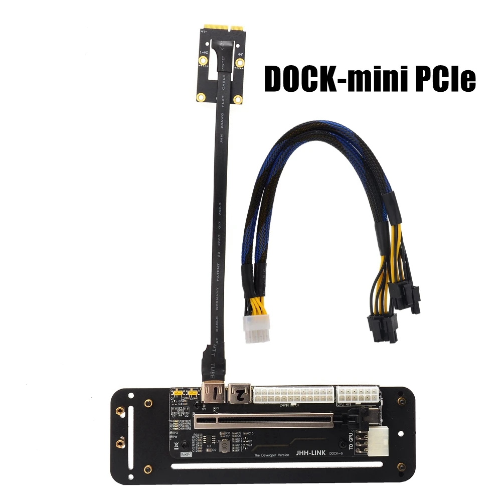 chave m nvme placa grafica externa suporte com pcie30 x4 riser cabo 25cm 50cm egpu para itx stx nuc r43sg tu r43sg m2 01