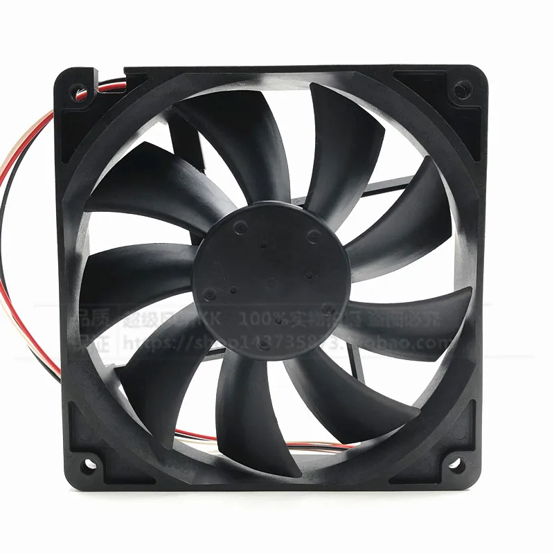 Original 4710KL-04W-B39/B30 12025 12CM 0.36A 12V 3-wire speed chassis cooling fan