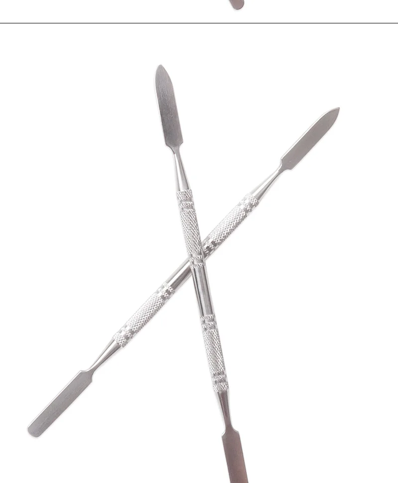 NEUER Stil Edelstahl-Nagelhautschieber, Nagelkunst-Rührspatel, Polierpulver-Mischspatel, Farbtonstäbe, Maniküre-Entferner, Make-up-Werkzeuge – Detail 8