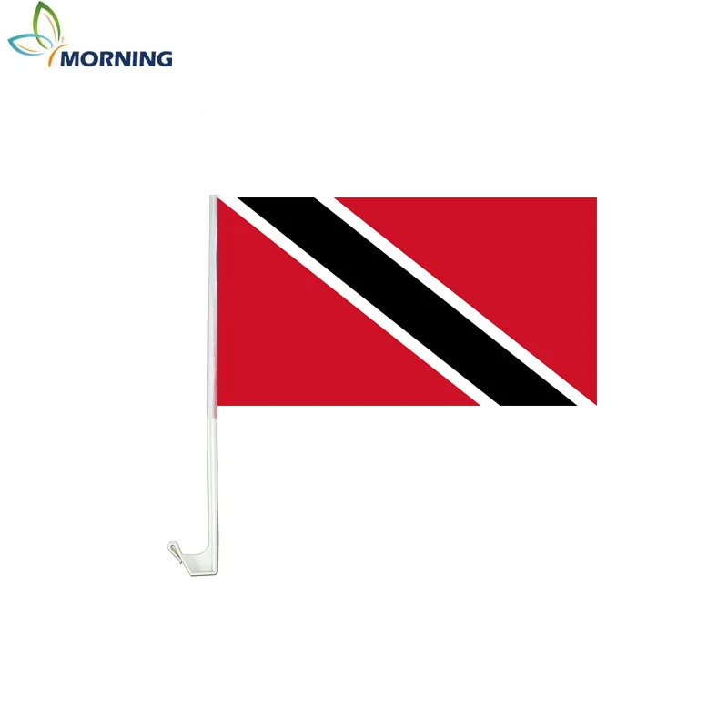 MorningTrinidad and Tobago flag custom 22*33cm car window flag