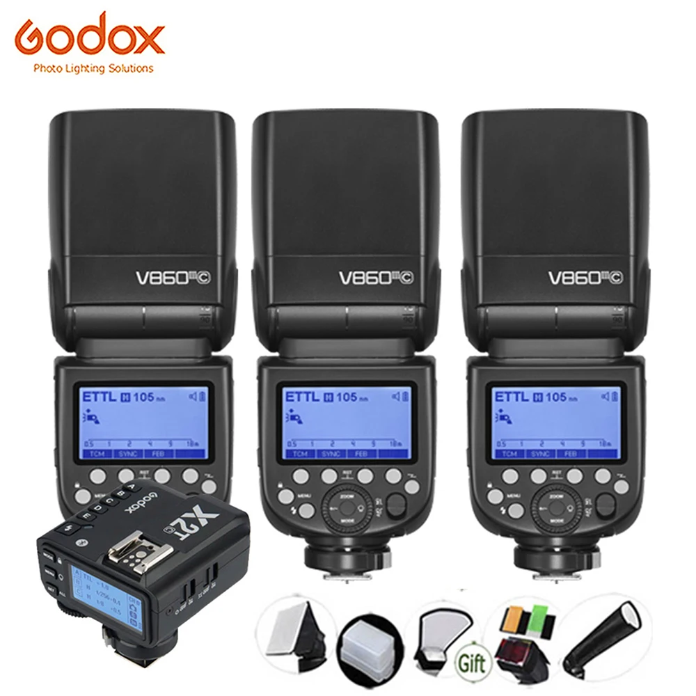 

GODOX V860III V860IIIC V860IIIN V860IIIS V860IIIF Li-ion TTL 2.4G HSS Flash Speedlite for Canon Nikon Sony Olympus Fuji Pentax