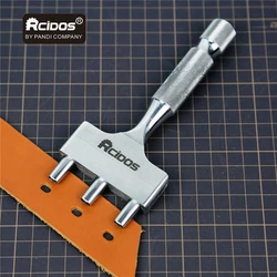 RCIDOS Customized Leather Belt Oval Hole Punching Tools,Girdle Flat Hole Cutter,3 hole,5x7mm in stock,1pcs price