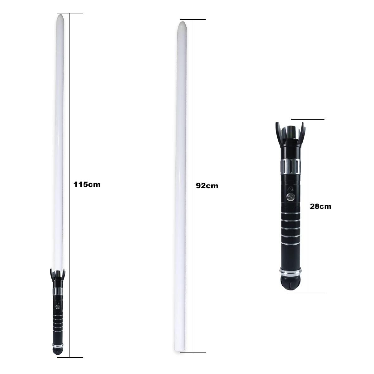 LGT DAMIENSABER Lightsaber- Sensitive Smooth Swing Light Sabers 12 색 변경 9 사운드 글꼴 Heavy Dueling Training