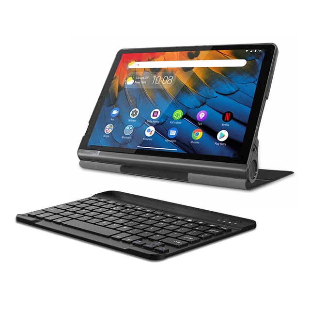 Lenovoのヨガスマートタブ10.1 2019ワイヤレスキーボード、ヨガタブ5 10.1 YT-X705F磁気カバーpuレザーキャパ -  AliExpress 7