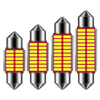 1 x Car Interior Light C5W Festoon 31mm 36mm 39mm 41mm LED Bulb Canbus No Error 12V 7000K White Reading Trunk License Plate Lamp