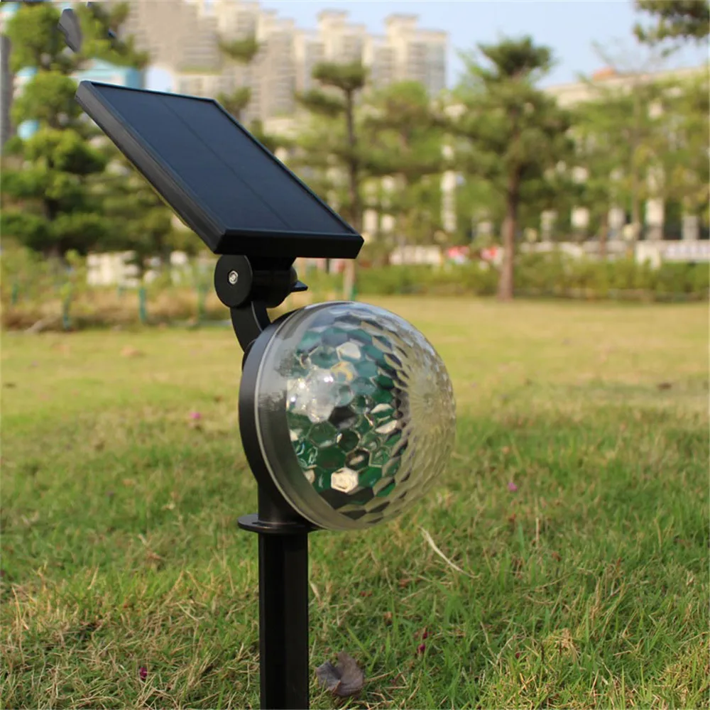 Solar Lawn Light LED Magic Ball Light Sound Control Spotlight Flash Colorful Lights Bar  DJ Music Sound Lamp