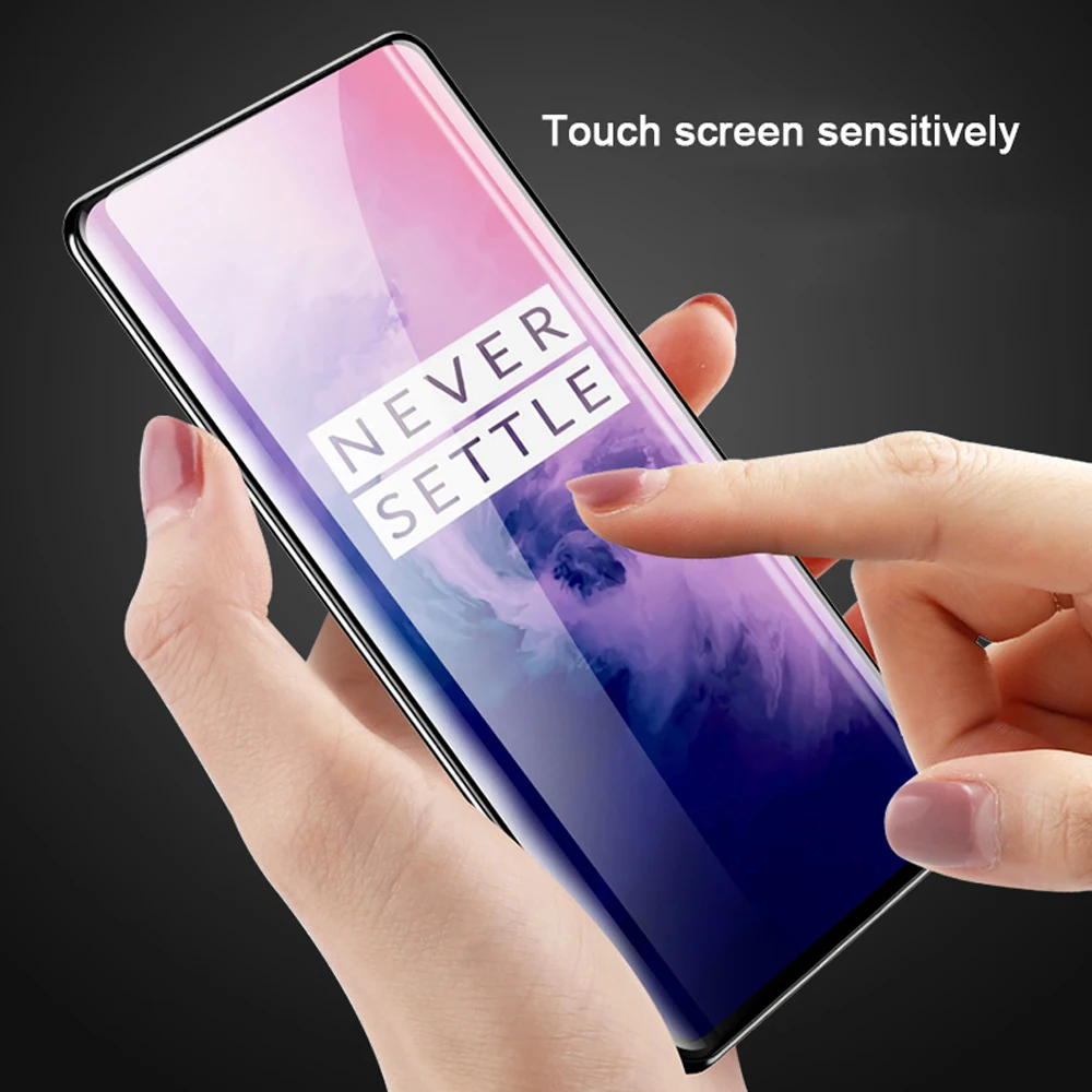 2Pcs cover tempered glass for oneplus 6 6t 7 7t 8 pro phone screen protector for oneplus Z protective film on glass smartphone