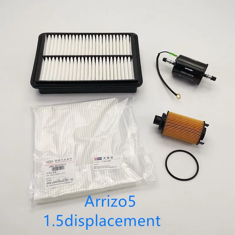 

4 filter Oil filterAir conditioning filter air filter gasoline filter Original factory For Chery Arrizo 5car motor part