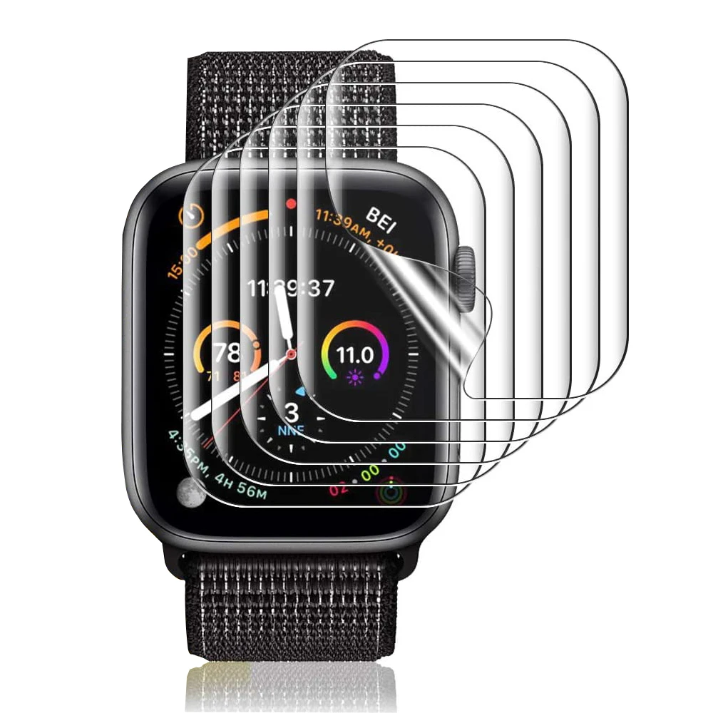 Screen Protector Clear Full Protective Film For Apple Watch 7 6 SE 5 4 45MM 41MM 40MM 44MM Not Glass For iWatch 3 2 1 38MM 42MM