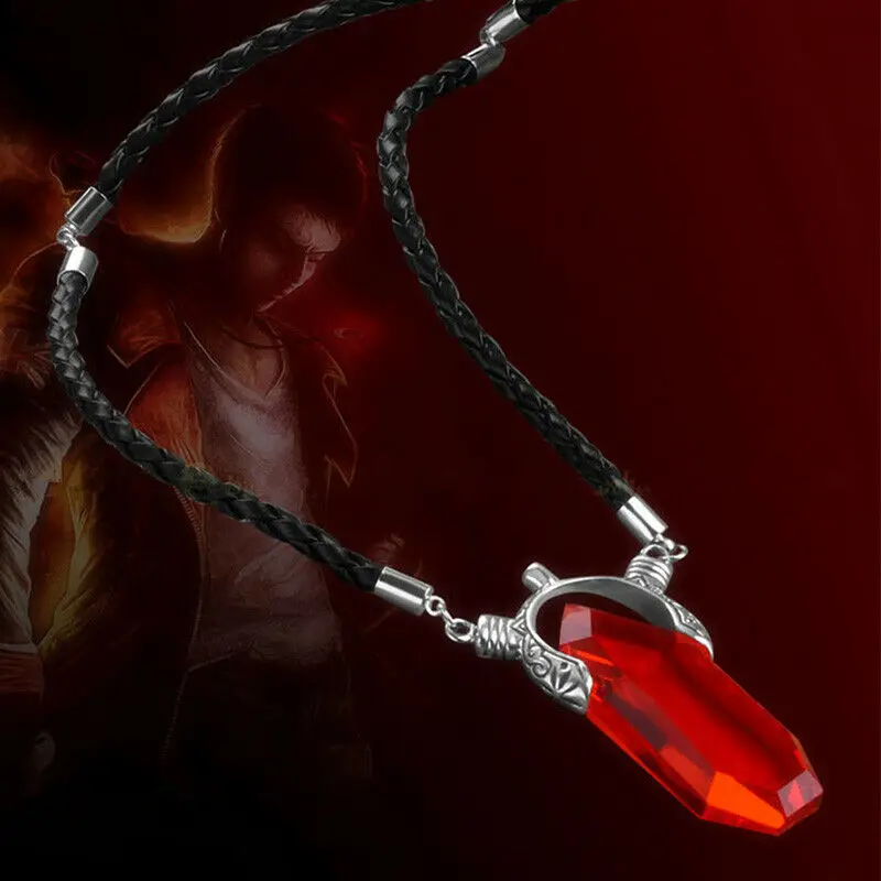 DMC Dante Vergil Nephilim S925 Silver Crystal Necklace Pendant Men Women Jewelry Boyfriend Gifts With Box