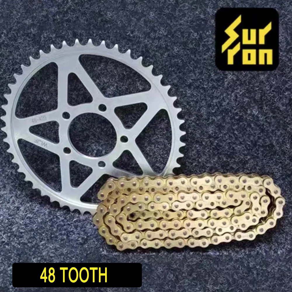 For SUR-RON LIGHT BEE X Special Tooth Plate 58 Tooth Large Sprocket Wheel + Matching Oil Seal Chain Set SURRON Kits