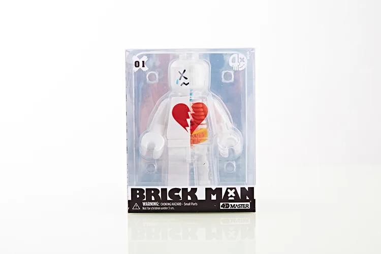 A Pair 4D MASTER 1/2 Brick Man Woman Anatomy Skeleton Model Lover Puzzle Toy