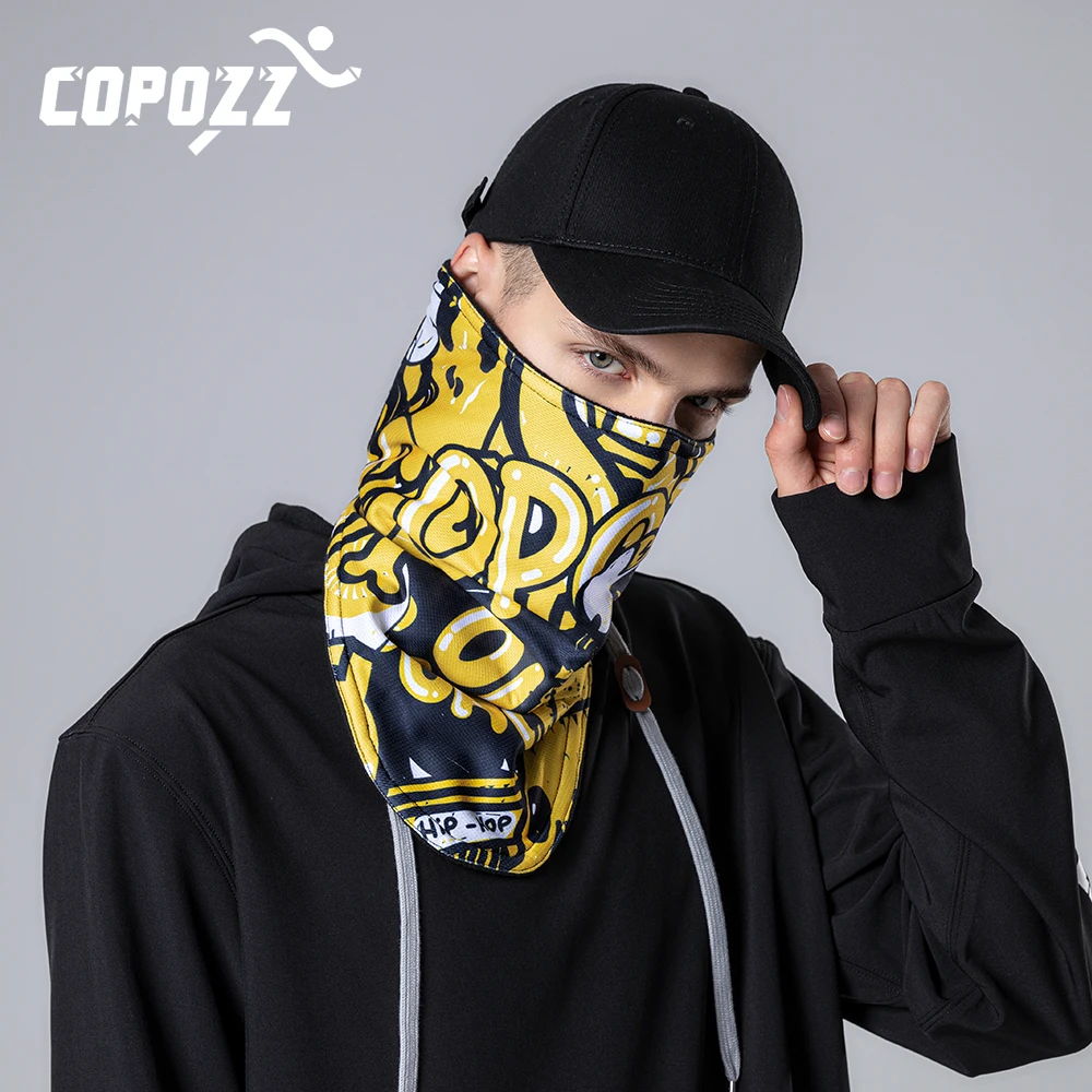 COPOZZ Outdoor Face Mask Fleece Triangle Scarf Ski Mask Cycling Motorcycle Skull Caps Helmet Balaclava for Adults and Children