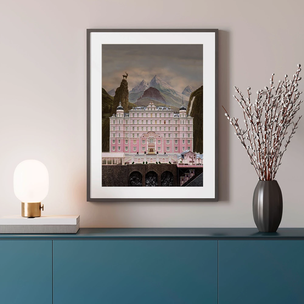 The Grand Budapest Hotel Minimal Movie Print Poster Vintage Classic Movie HD Print Posters Modular Picture Canvas Bedroom